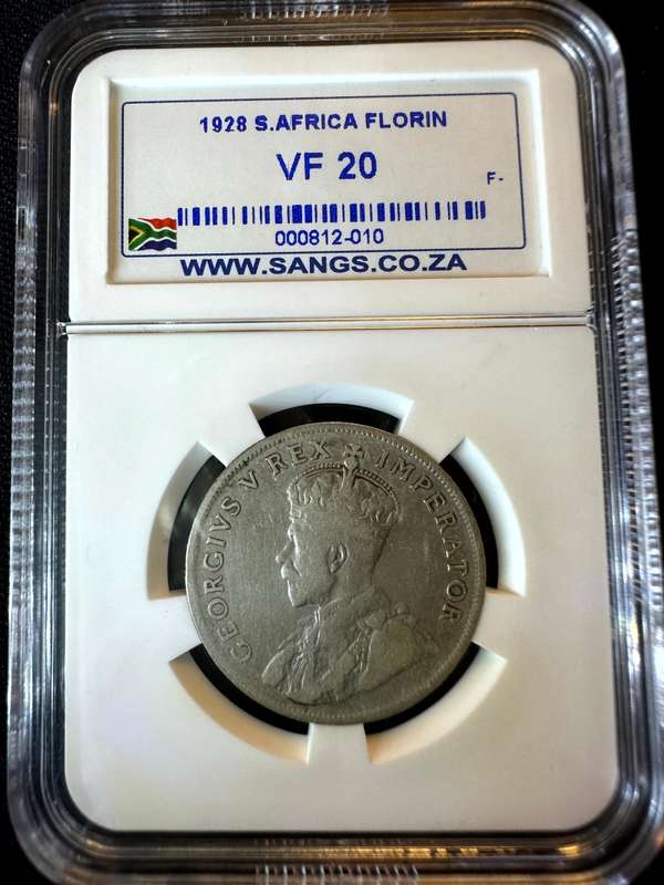 1928***2 Shilling***VF20***SANGS