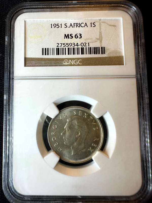 1951***Shilling***MS63***NGC