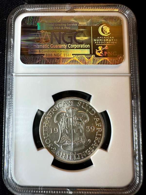 1939***2 Shilling***AU58***NGC from the bakewell collection