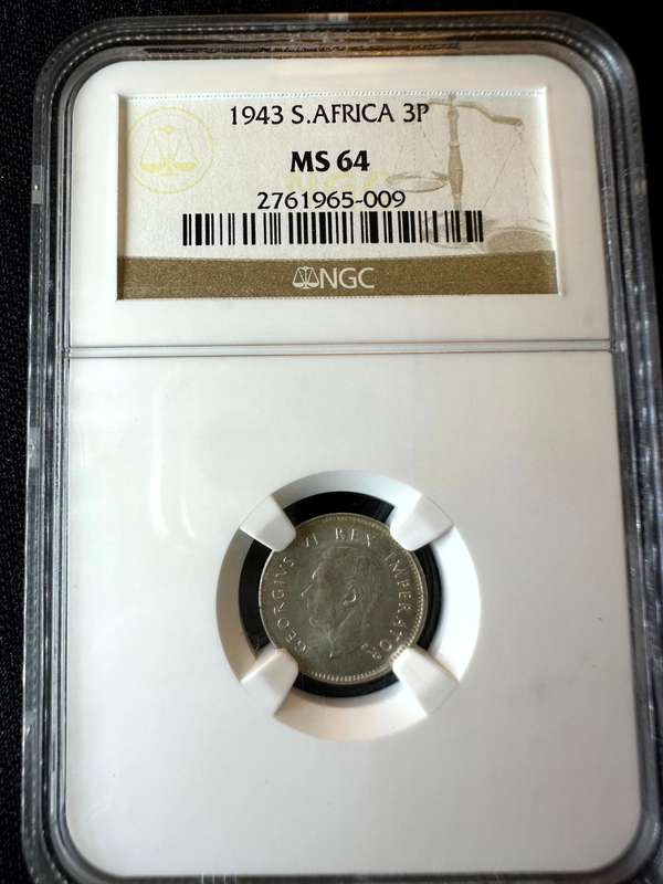 1943***3P***MS64***NGC