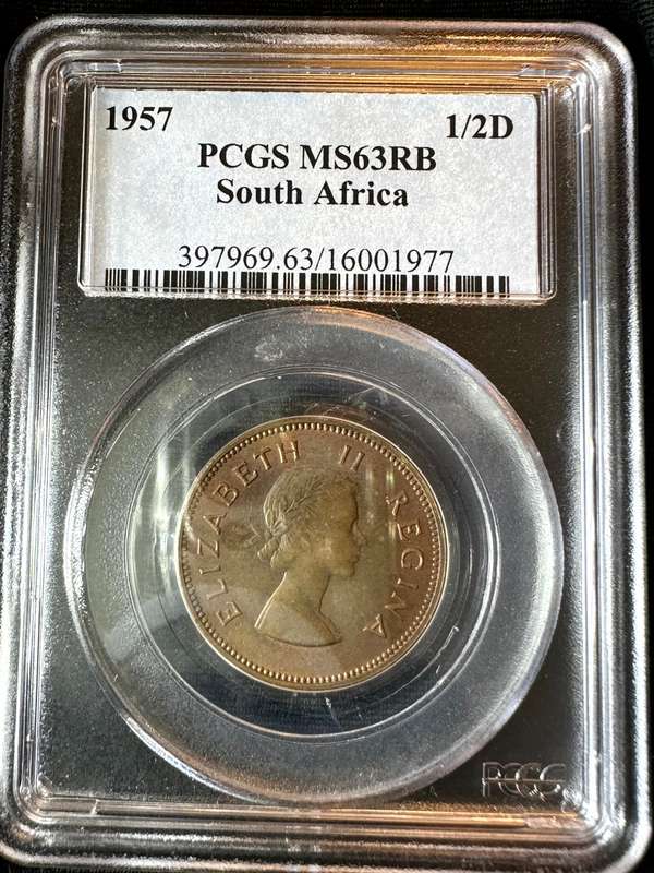 1957***1/2P***MS63RB***NGC