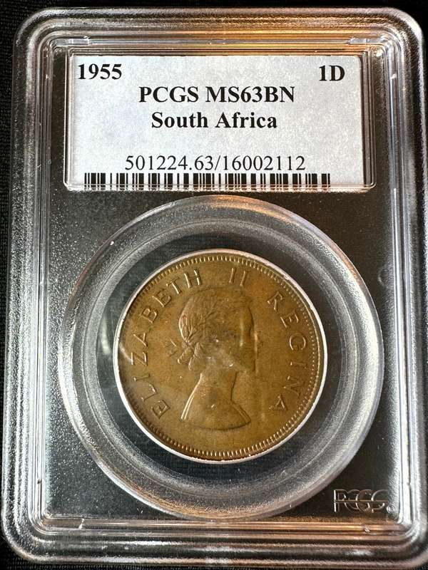 1955***Penny***MS63BN***PCGS