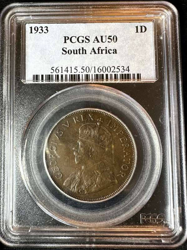 1933***Penny***AU50***PCGS