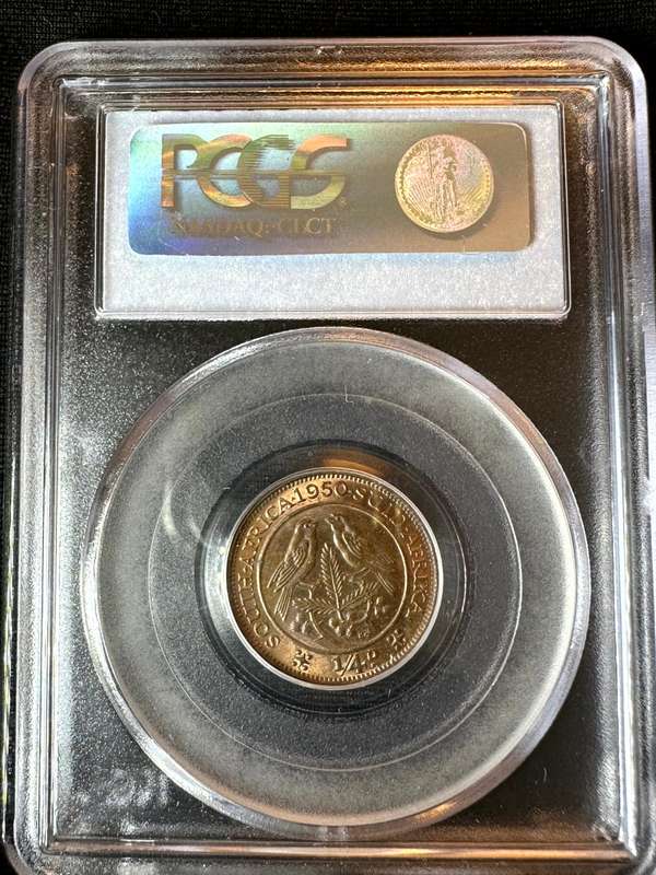1950***1/4P***MS64RB***PCGS
