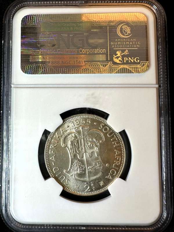 1955***2 Shilling***MS63***NGC