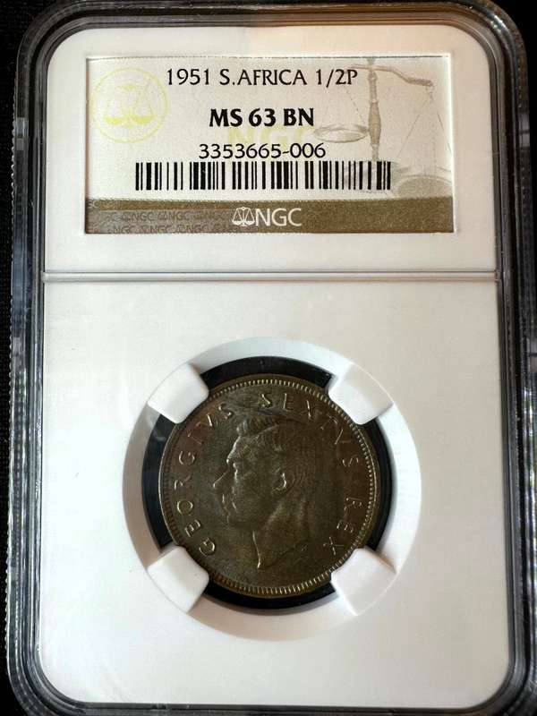 1951***1/2P***MS63BN***NGC