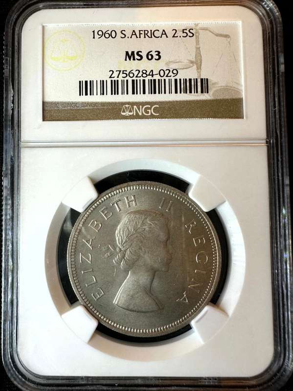 1960***2.5S***MS63***NGC