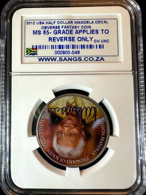 2012***USA 1/2 Dollar Mandela***MS65***NGC