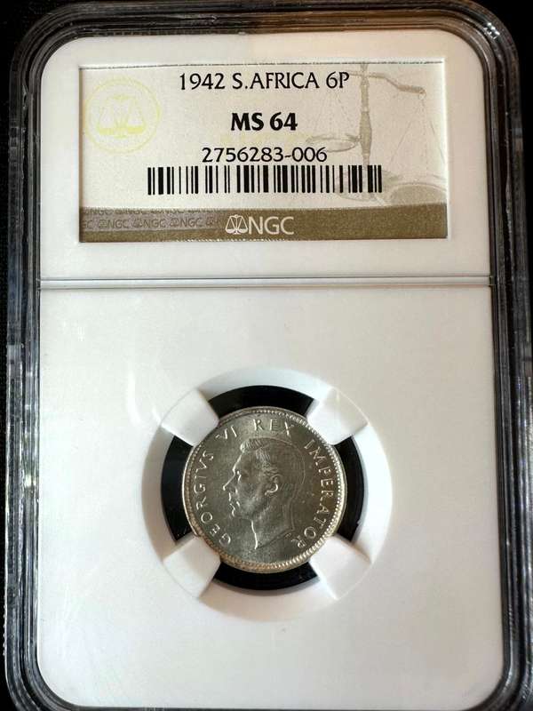 1942***6P***MS64***NGC