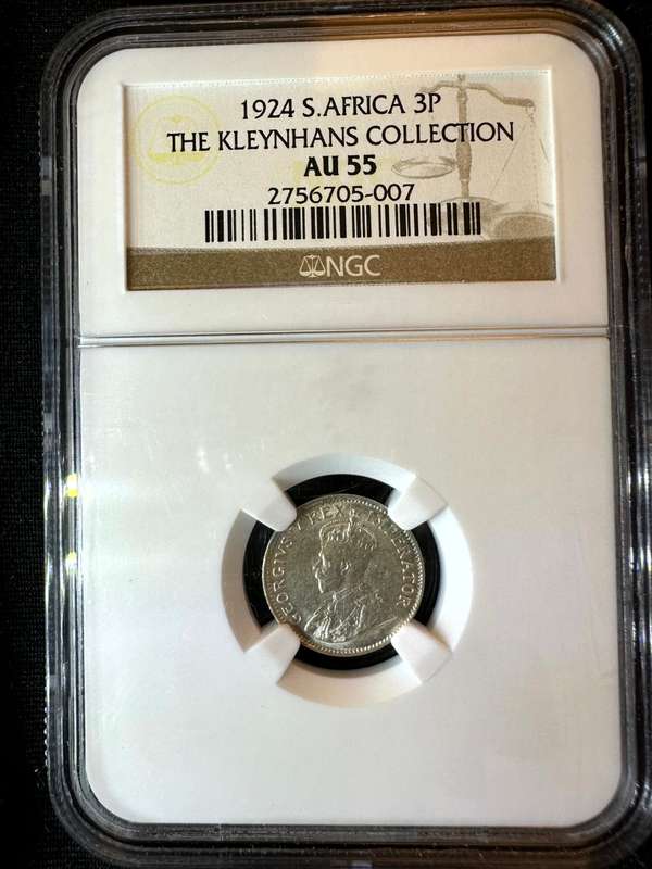 1924***3P***Au55***NGC Kleinhans collection