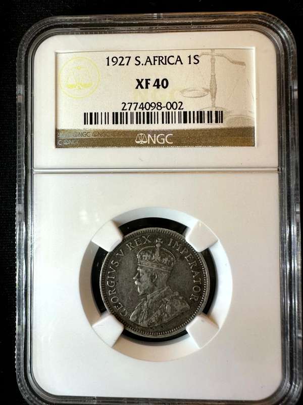 1927***Shilling***XF40***NGC