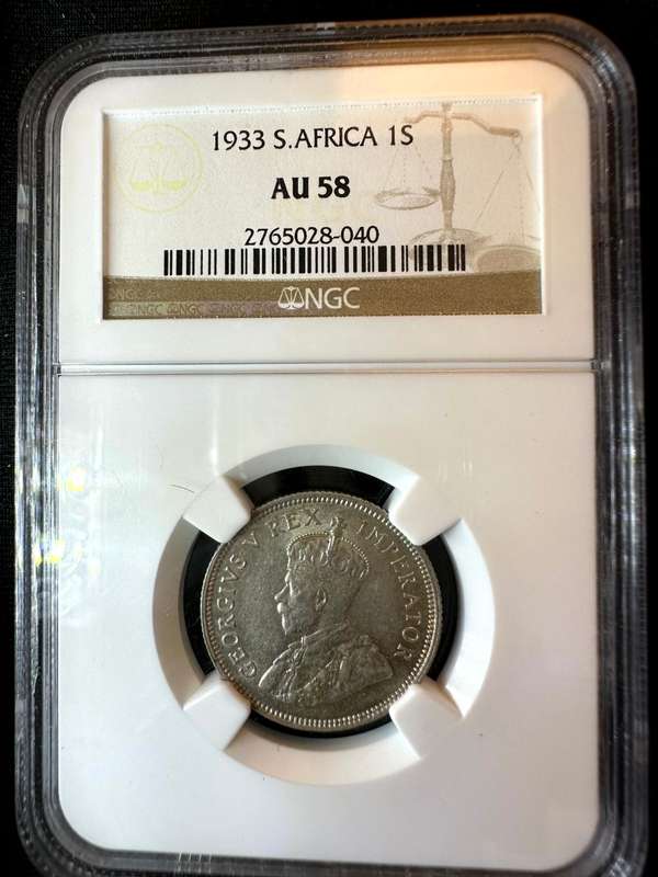 1933***Shilling***AU58***NGC