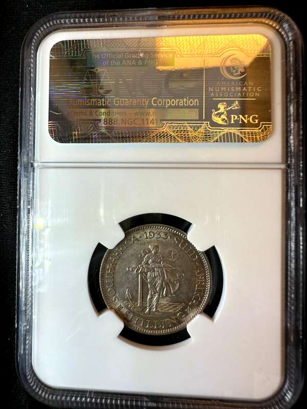 1933***Shilling***Au55***NGC