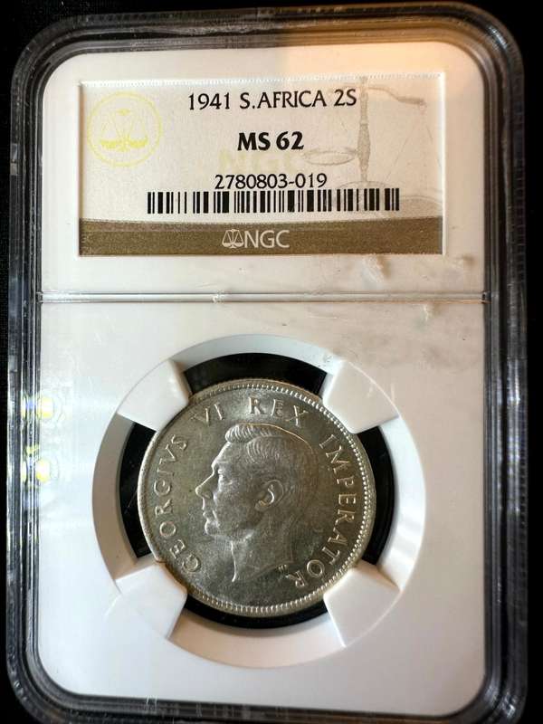1941***2 Shilling***MS62***NGC