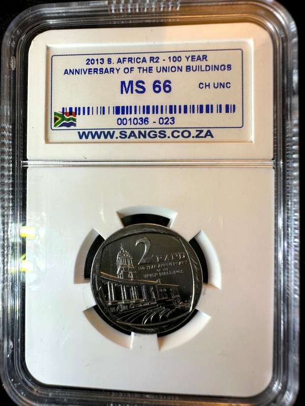 2013***R2 union building anniversary 100yr***MS66***SANGS
