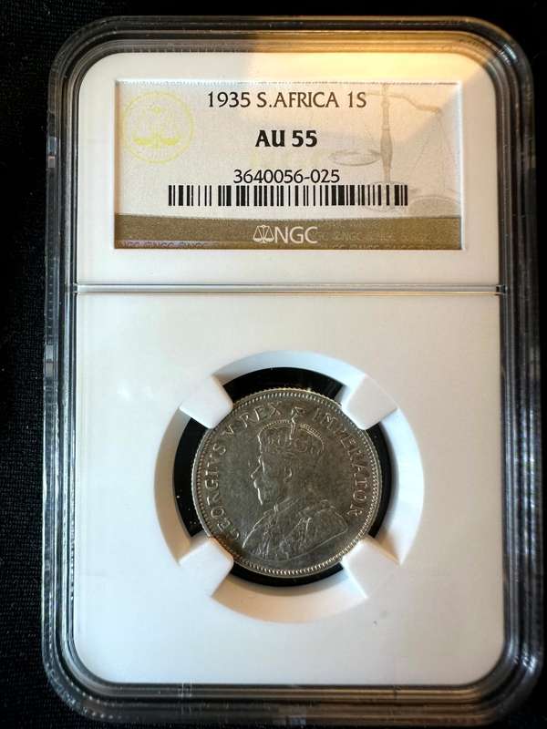 1935***Shilling***AU55***NGC