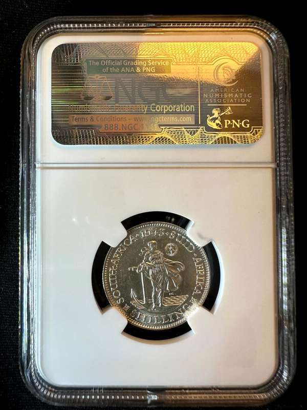 1943***Shilling***AU58***NGC