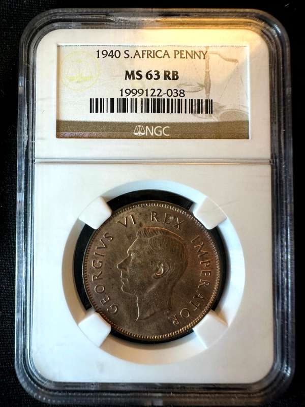 1940***Penny***MS63RB***NGC