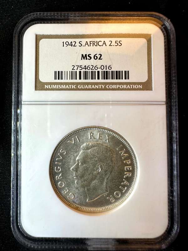 1942***2.5S***MS62***NGC