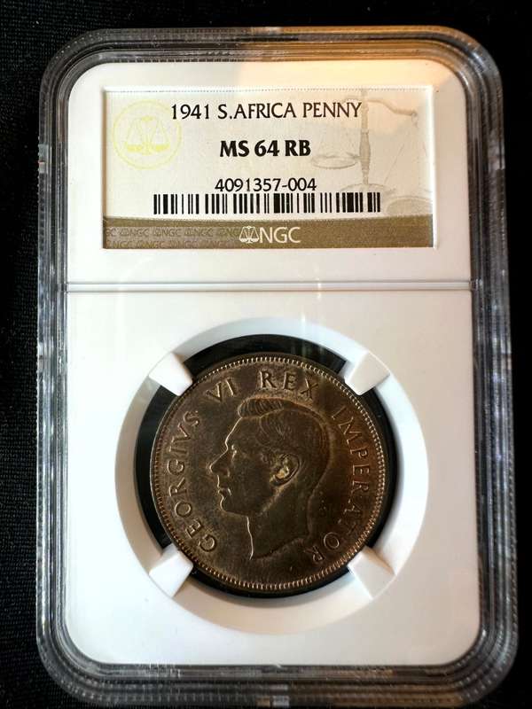 1941***Penny***MS64RB***NGC