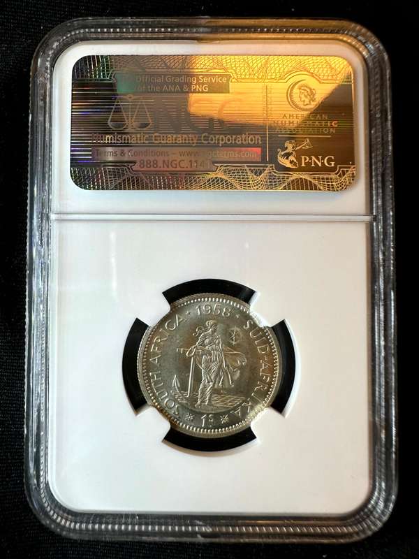 1958***Shilling***MS63***NGC