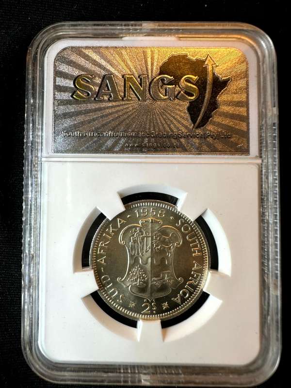 1958***2 Shilling***Ms62***SACGS