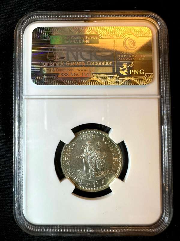 1958***Shilling***MS62***NGC