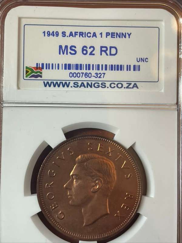 1948  ***  Penny  ***  MS62RD  ***  SCARCE, only 8 coins graded red at NGC