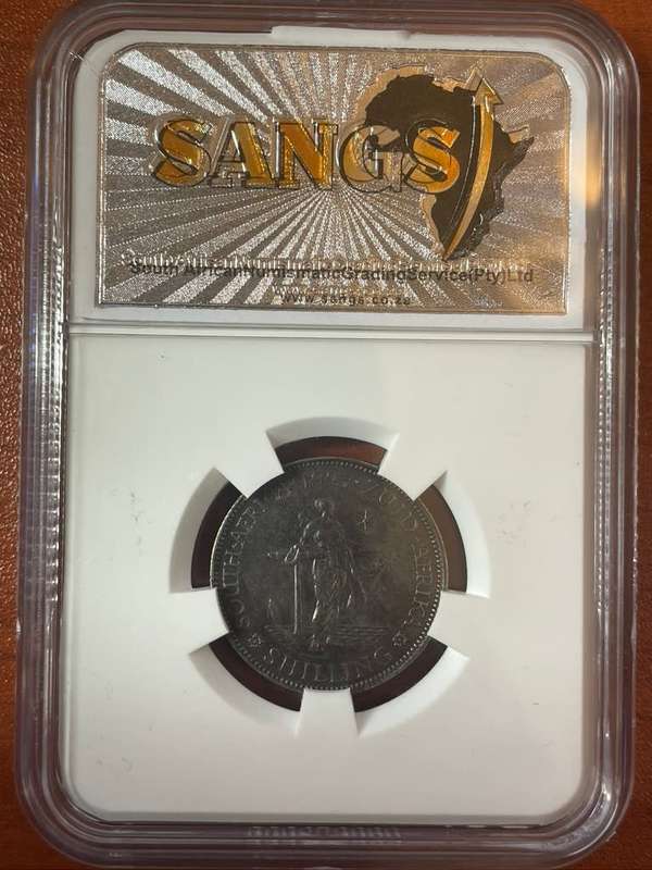 1927  ***  Shilling  ***  MS61  ***  there are 15 grade ms coins at ngc valued at R35000
