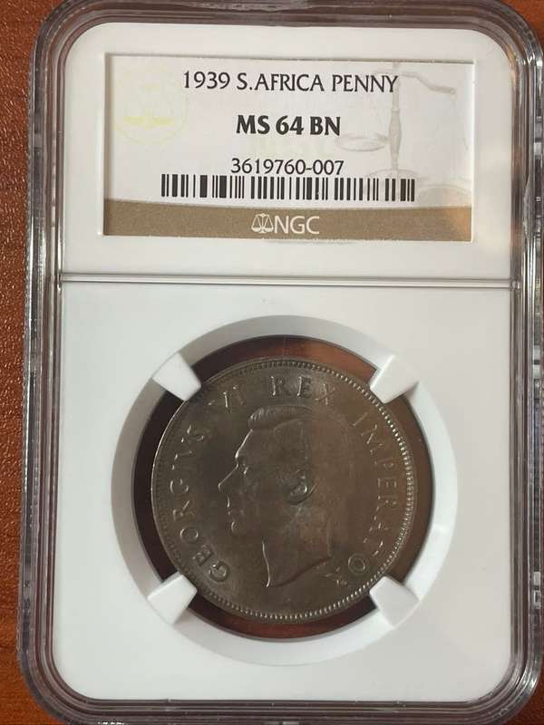 1939  ***  Penny  ***  MS64BN  ***  9 coins better, this is as good as it gets
