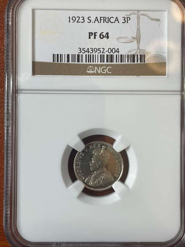 1923  ***  3P  ***  PF64  ***  Excellent grade *** mintage of 1402
