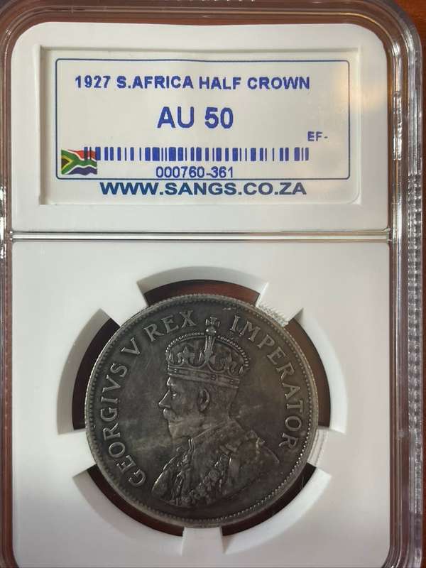 1927  ***  2.5S  ***  AU50  ***  30 coins better and 7 in MS only!!!!