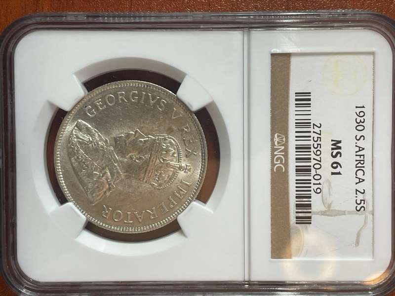 1930 2.5S MS61 - Only 36 coins mint state 1 of 6 coins