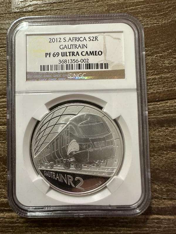 2012***2012 Silver R2***PF69 UC***Gautrain