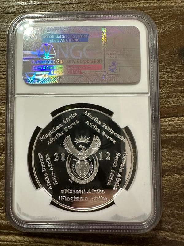 2012***2012 Silver R2***PF69 UC***Gautrain