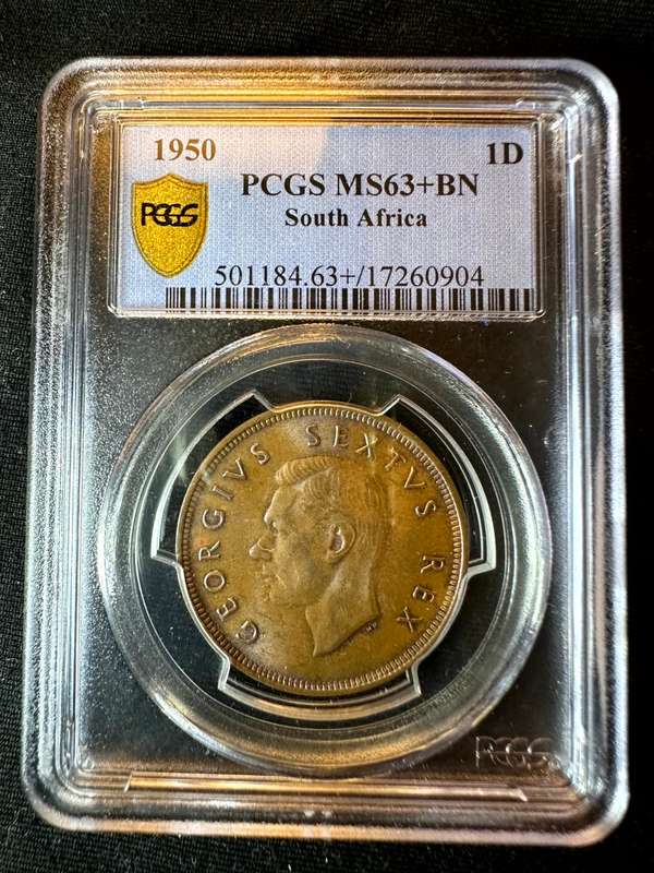 1950***Penny***MS63BN***Pcgs