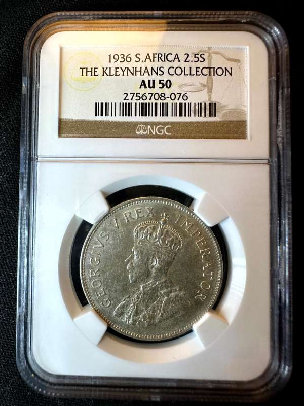 1936***2.5S***AU55***NGC Kleinhans collection