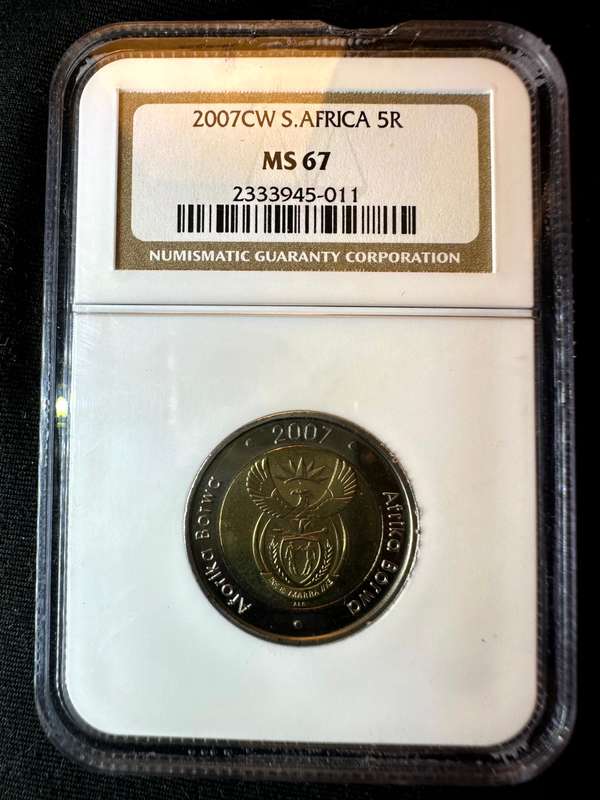 2007***Coin World R5***MS67***NGC