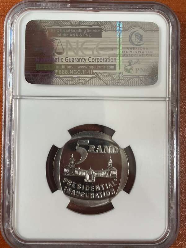 1994 *** R5 ***Inauguration *** PF69 cameo *** Cameos are harder to find