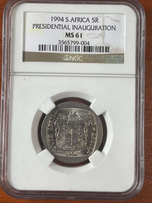 1994 *** R5 ***Inauguration *** MS61 *** NGC seldom grades a MS61