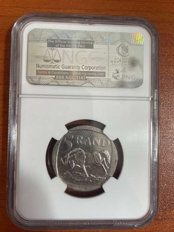 2000 *** Smiley Mandela *** MS61 *** Difficult as NGC did not grade many in MS61