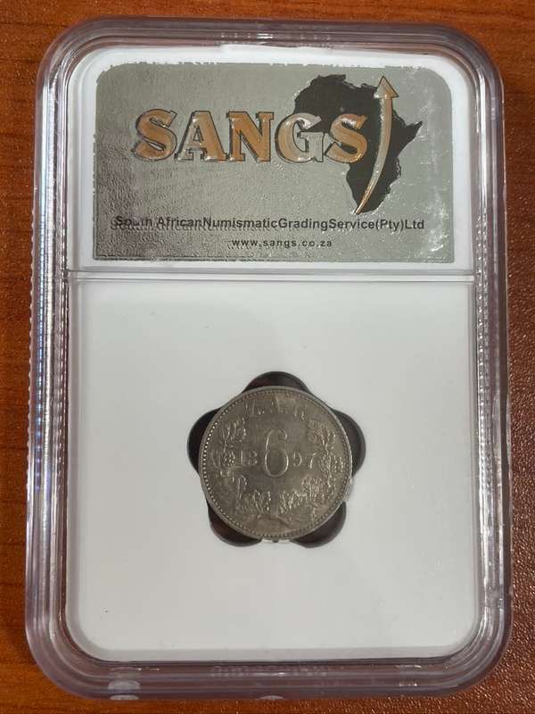 1897 *** 6P *** AU53 *** Decent A/UNC