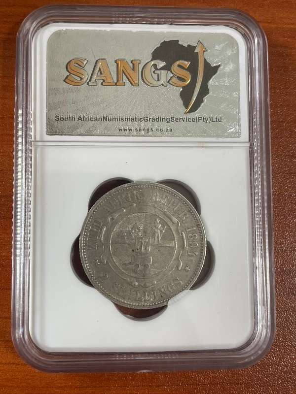 1896 *** 2 Shilling *** VF25 *** ZAR on the rise