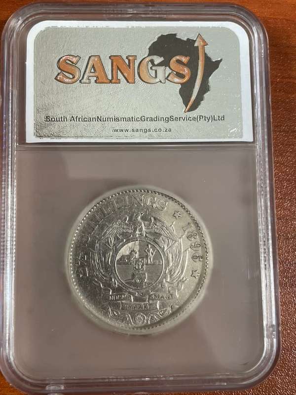 1896 *** 2 Shilling *** VF25 *** ZAR on the rise