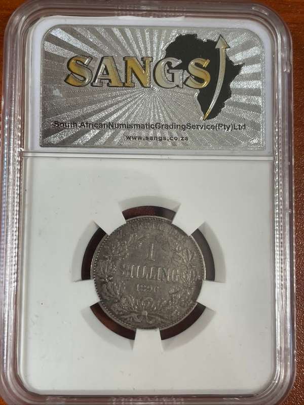 1896 *** 1 Shilling *** XF40 *** Buy coins graded
