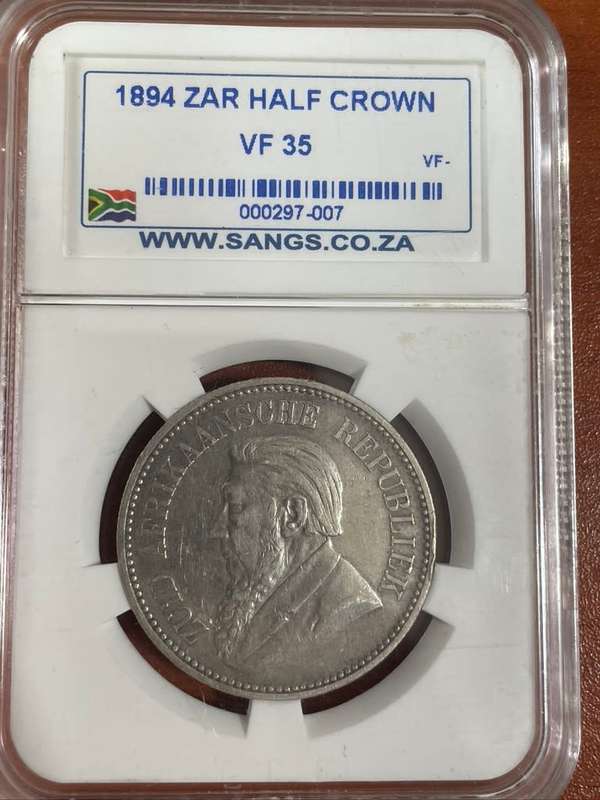 1896 *** 2 1/2 Shilling *** VF35 *** ZAR on the rise