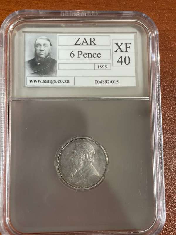 1895 *** 6P *** XF40 *** ZAR on the rise