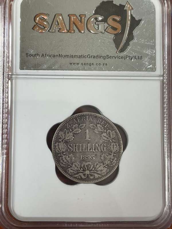 1895 *** 1 Shilling *** EF details *** its still a good coin