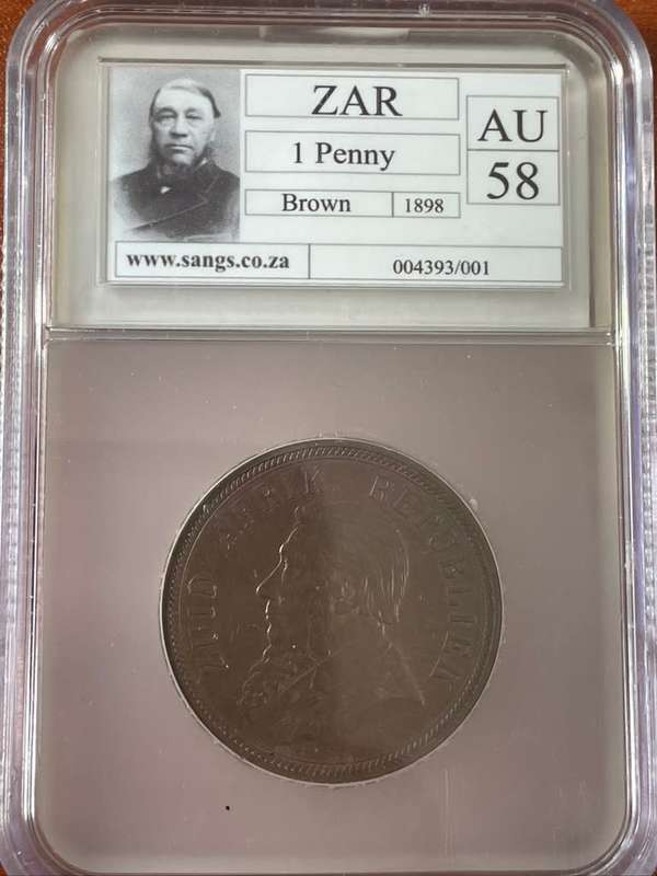 1898 *** Penny *** AU58 *** Buy coins graded