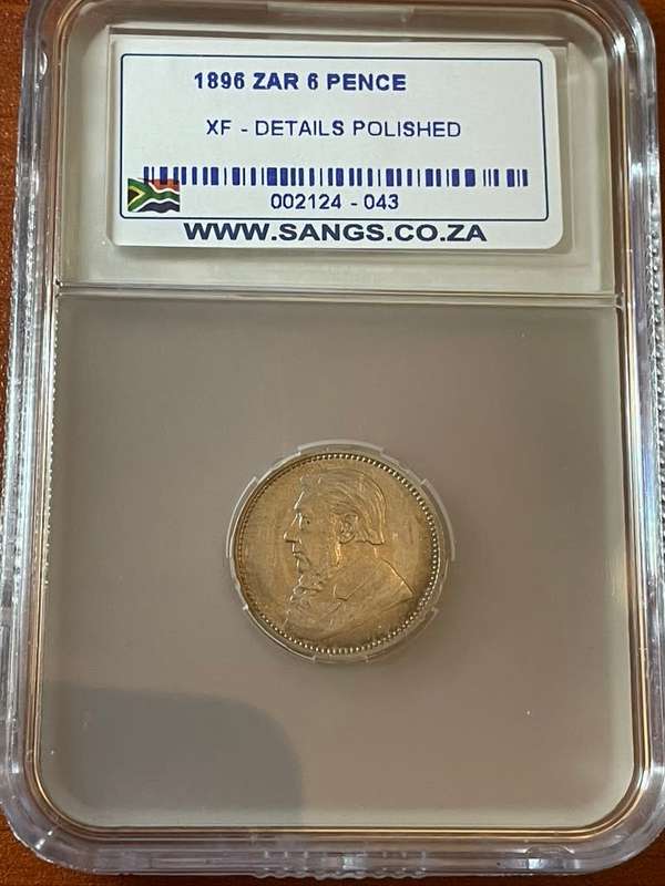 1896 6P XF Details Graded Coins
